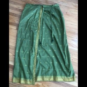 Vintage Batik wrap skirt